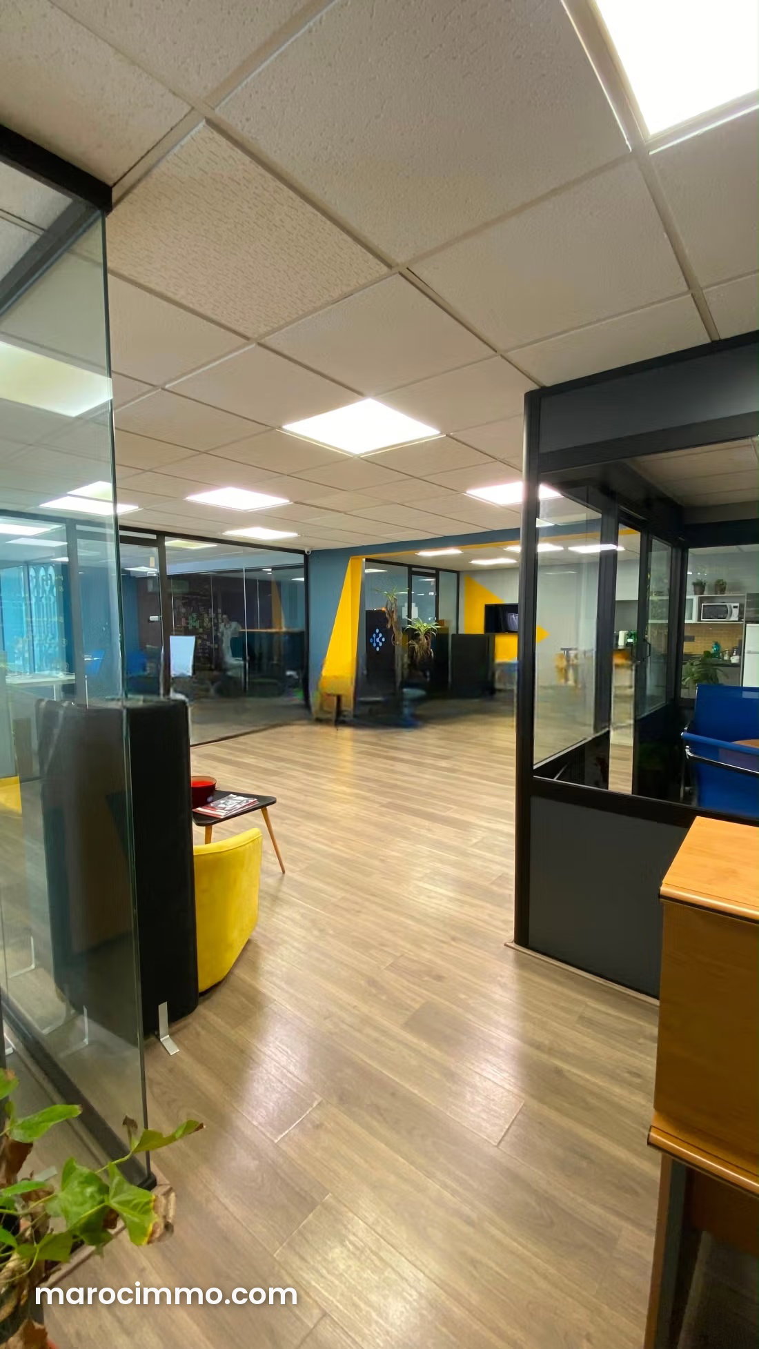 140 m² Office Space for Rent, Maarif, Casablanca, Fitted and Secure — Casablanca