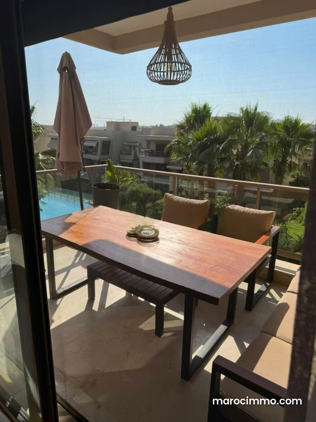 120 m² Apartment for Rent in Ville Verte, Bouskoura — Bouskoura
