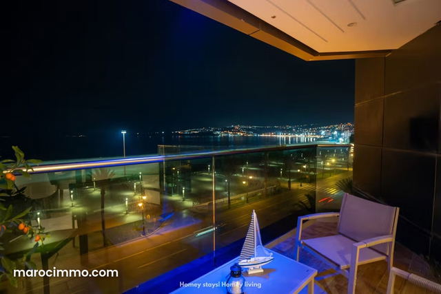 Apartment for Daily Rent, Facing the Beach — Tangier