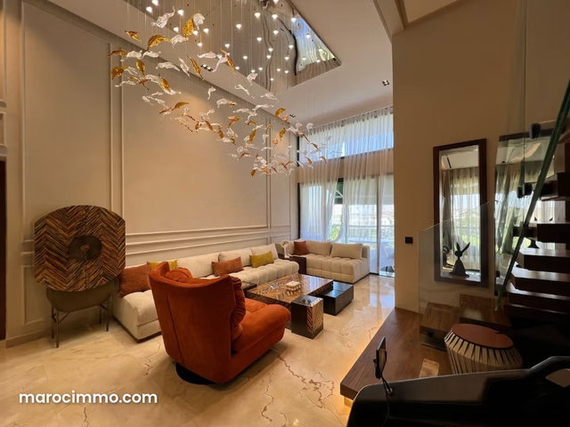 For Rent: A Newly Renovated and Furnished Large Apartment on the Golf Course in Bouskoura's Green City — 3