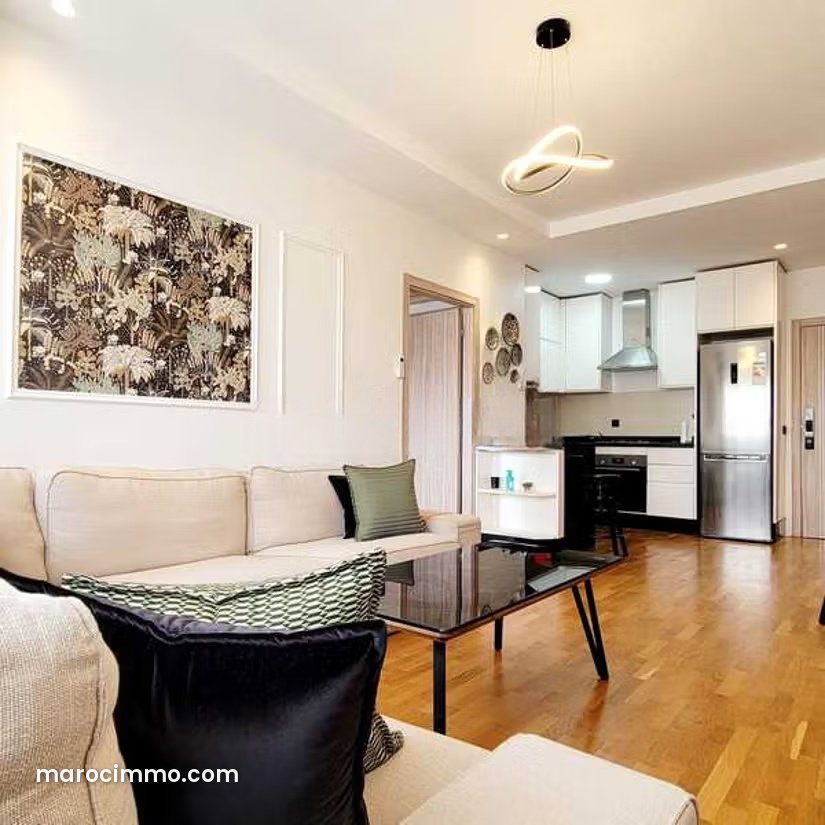 Appartement meublé 60 m², Roches Noires, Casablanca — Casablanca