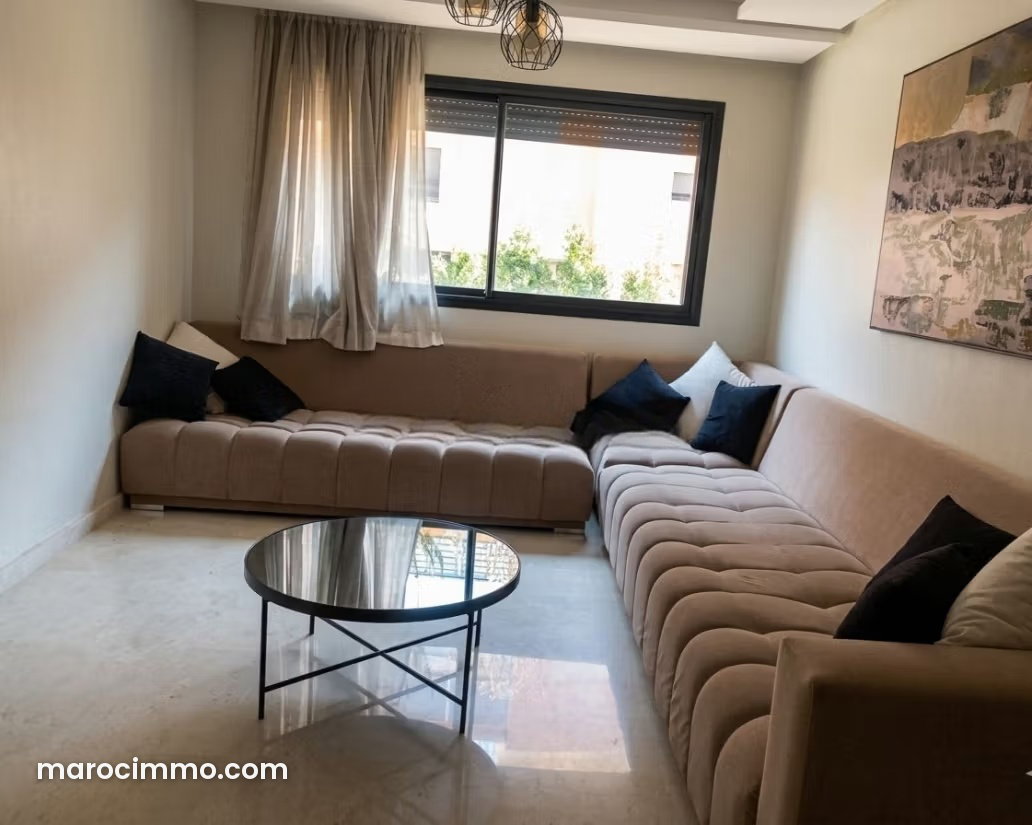 Appartement 83 m² meublé avec garage, Guéliz, Marrakech — Marrakech