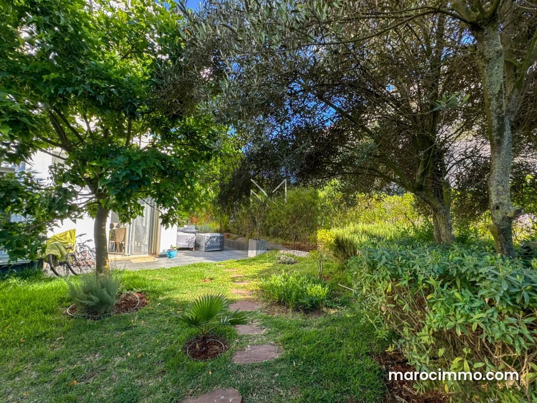 150 m² Ground-Floor Garden Apartment in Ville Verte, Bouskoura — Bouskoura