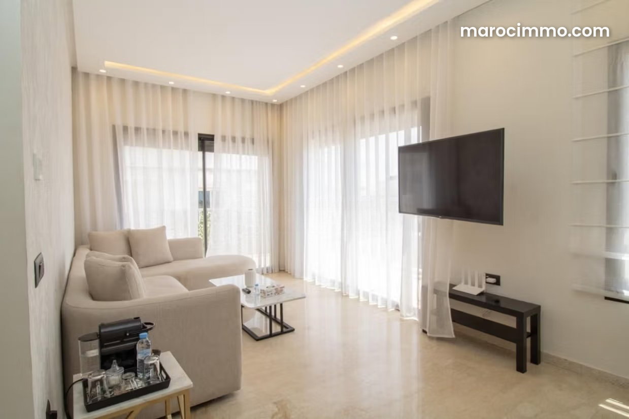 Furnished Studio with Terrace, El Manar El Hank, Casablanca — Casablanca
