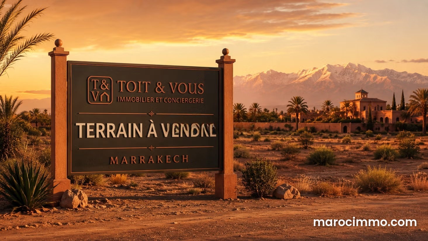 733 m² Titled Plot in Agdal, Marrakech, Open to Foreign Buyers — Marrakesh