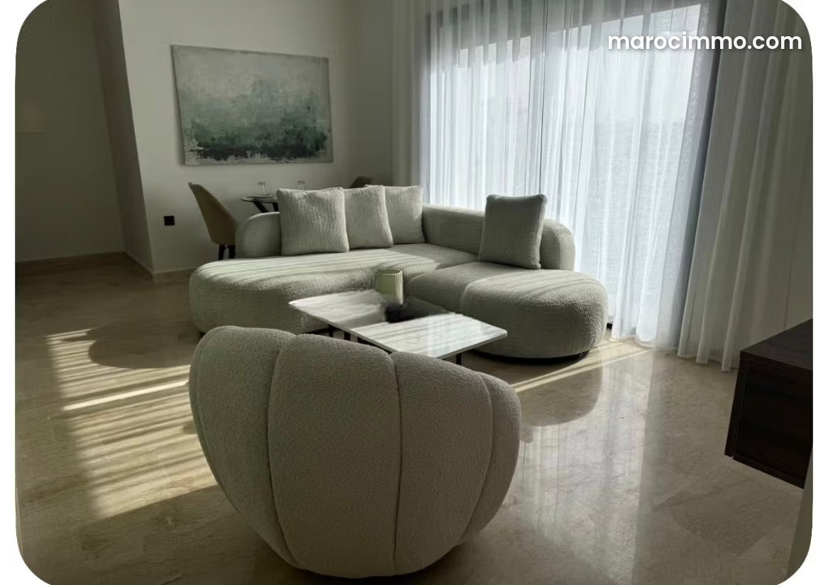 Appartement meublé avec terrasse à El Manar El Hank Casablanca — Casablanca
