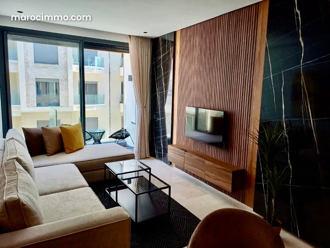 Furnished 52 sq m Apartment with Terrace, Les Princesses, Casablanca — Casablanca