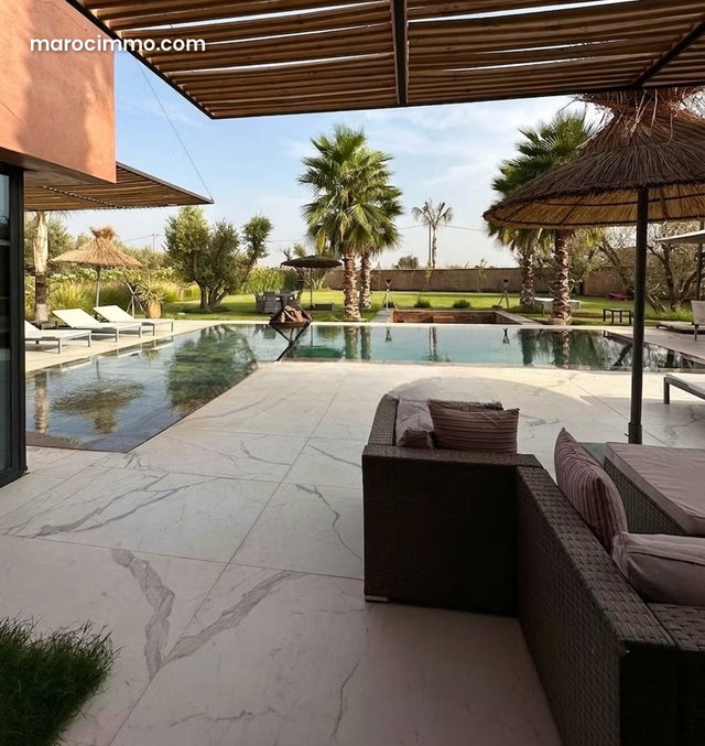 Villa de compagne contemporaine, hammam, piscine — 3