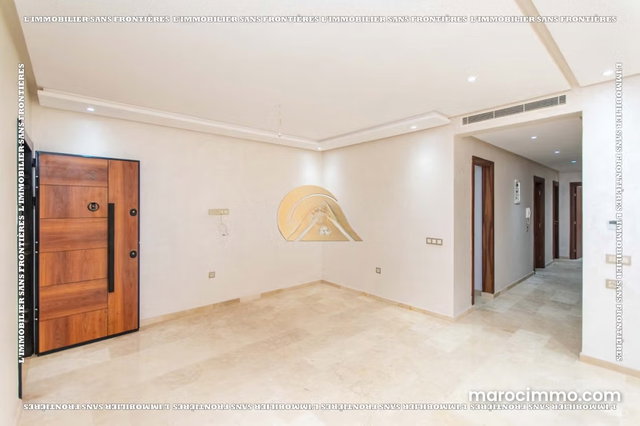 Appartement vide neuf à louer à Targa, Marrakech – RDC – 137 m² – Vue piscine — 2