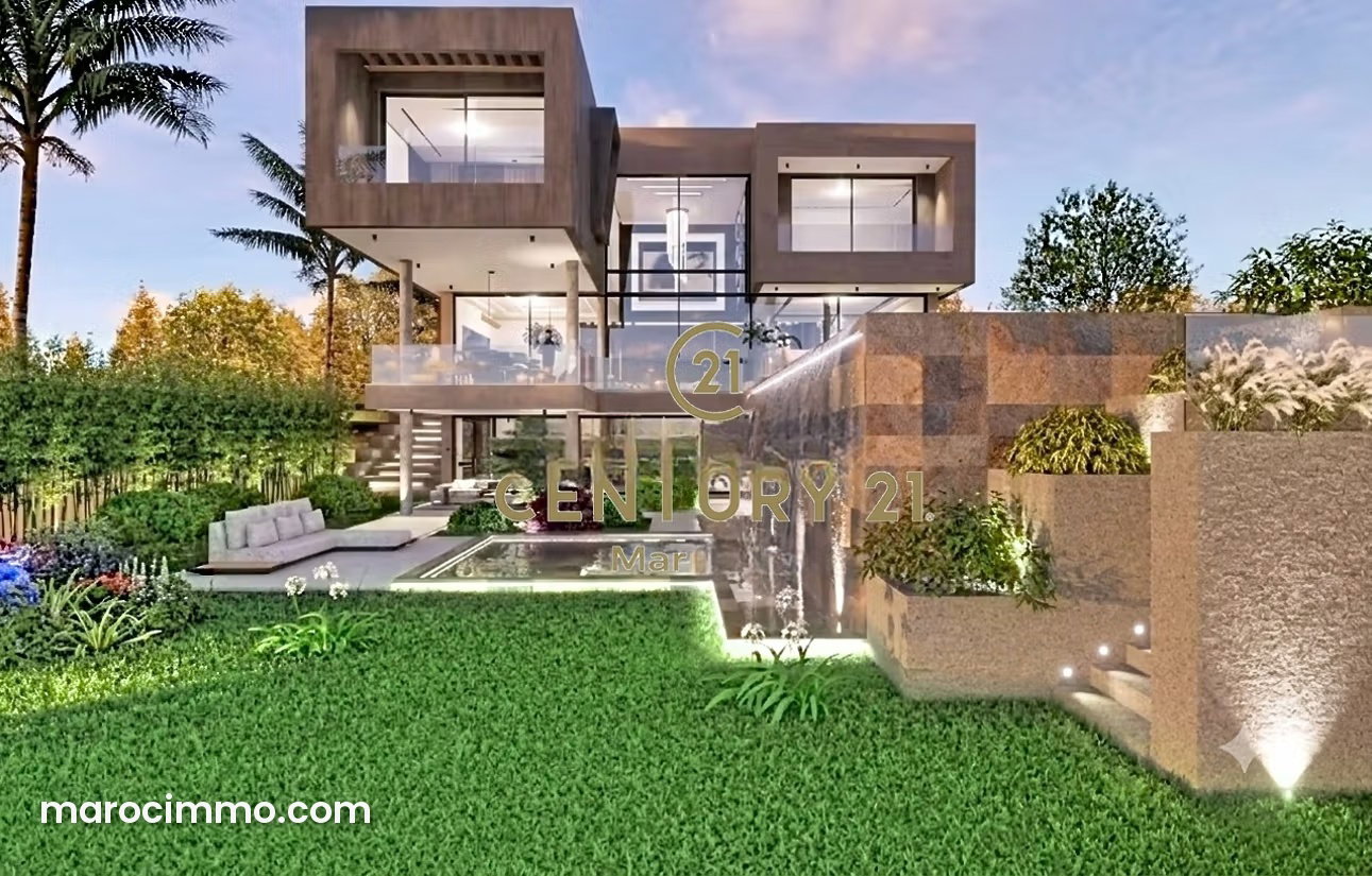 Villa d'architecte 800 m², golf Amelkis, Marrakech — Marrakech