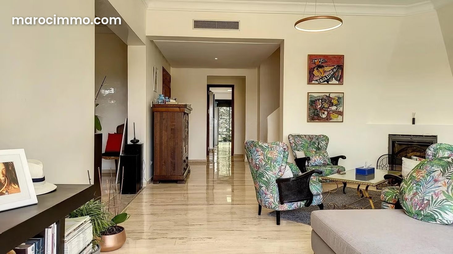 Villa 310 m² avec piscine et jardin arboré, Route de Fès, Marrakech — Marrakech