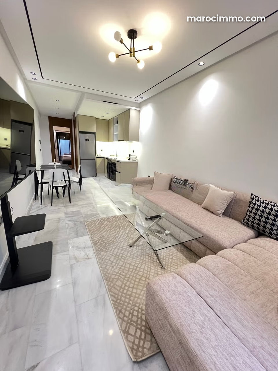 Très bel appartement en location à Palmier. Surface de 58 m². Meublé
