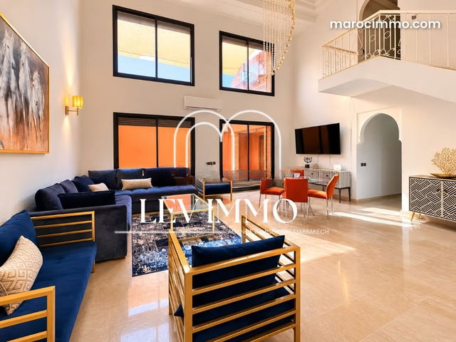 Duplex meublé immense terrasse Coeur de Gueliz — Marrakech