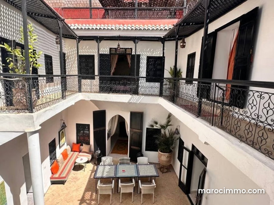Riad de charme 4 chambres – Bassin Beau potentiel