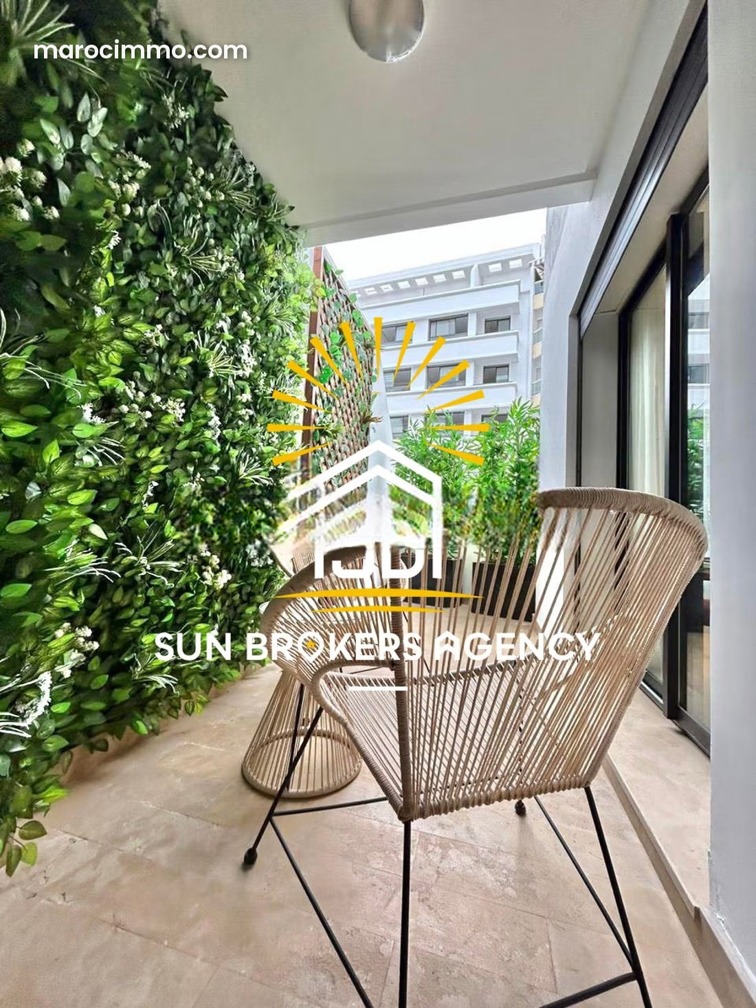 Furnished Apartment with Terrace for Rent in Gauthier, Casablanca — Casablanca