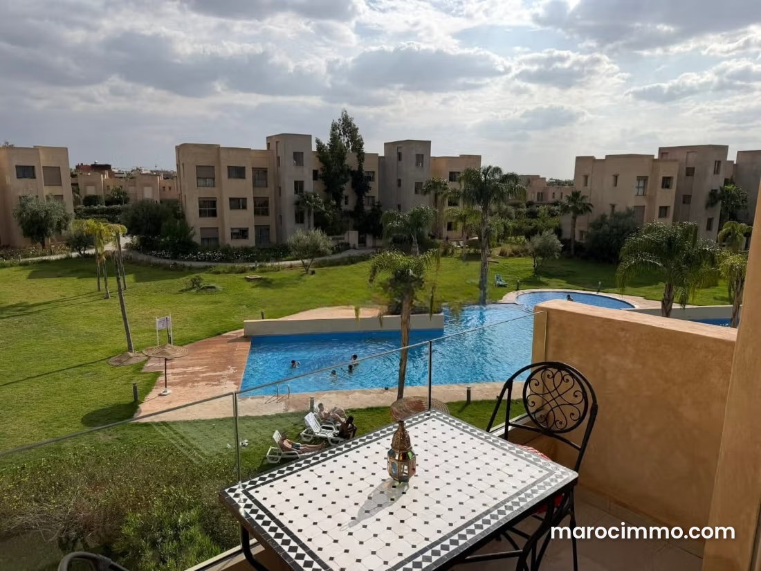 Appartement meublé 3 chambres avec piscine, Agdal, Marrakech — Marrakesh