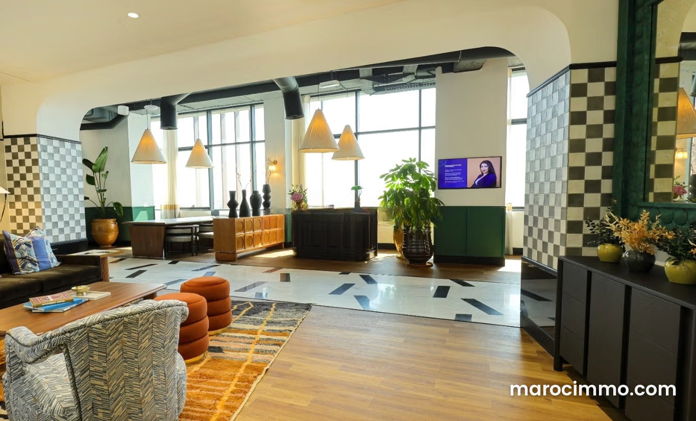 1,000 sqm Office in Casablanca Finance City, Fitted-Out Floorplate — Casablanca