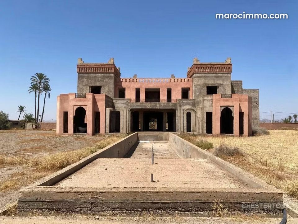 Semi-Finished Villa for Sale – Bab Atlas, Marrakech