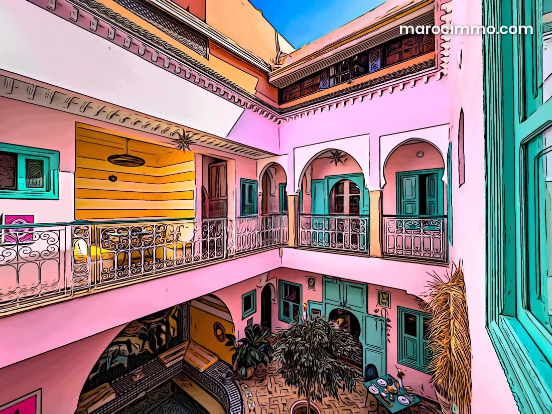 Maison 7 chambres avec piscine à Sidi Bou Amar, Marrakech — Marrakech