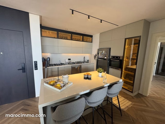 DAR BOUAZZA – APPARTEMENT À VENDRE VUE MER de 2 chambres — 3