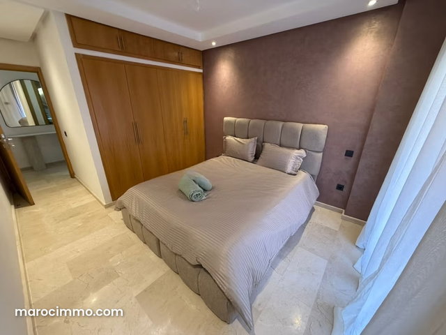 Appartement Neuf Haut Standing Meublé – 80 m² avec Terrasses, Climatisation Centrale & Domotique à Samlalia — 5