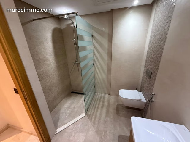 Appartement Neuf Haut Standing Meublé – 80 m² avec Terrasses, Climatisation Centrale & Domotique à Samlalia — 4