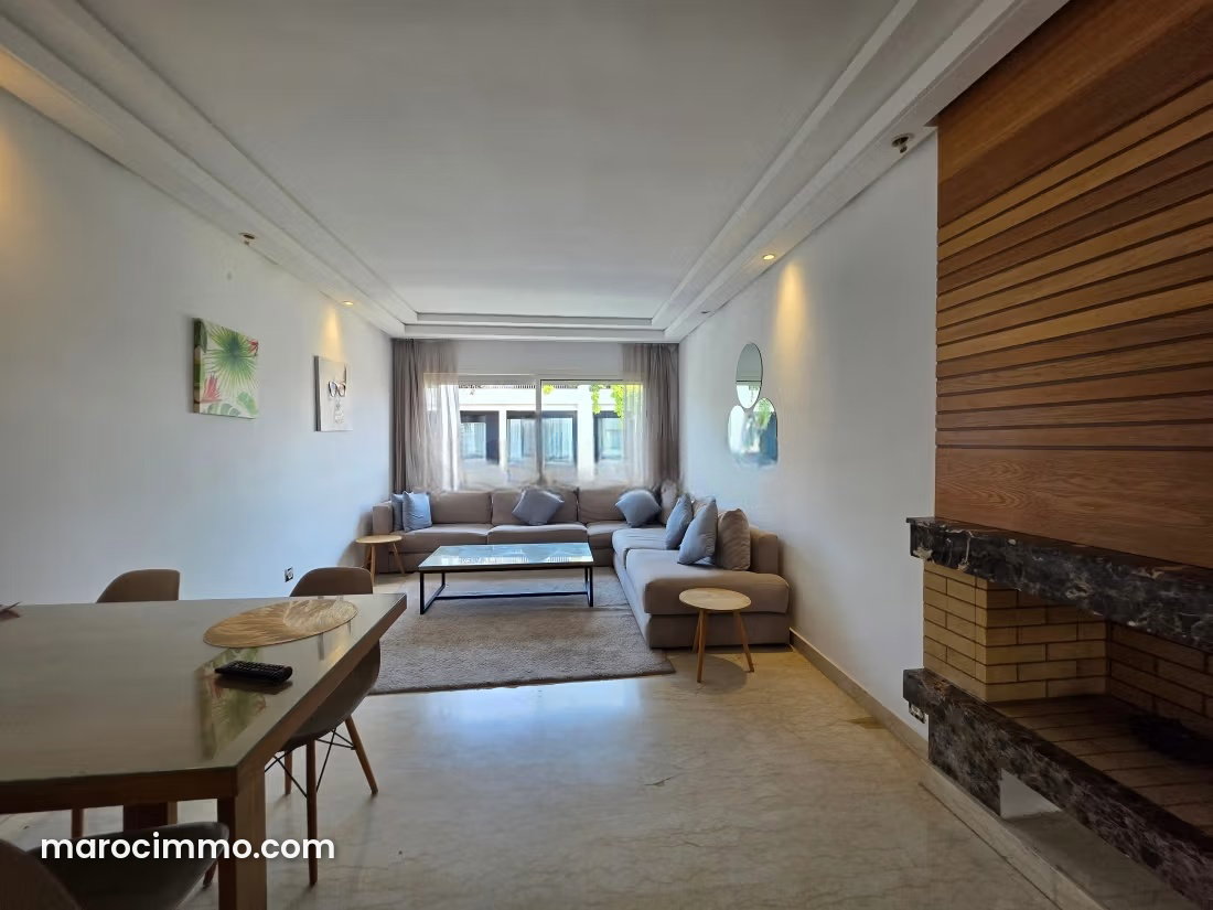 Furnished 90 sqm Apartment, Golden Triangle, Casablanca — Casablanca