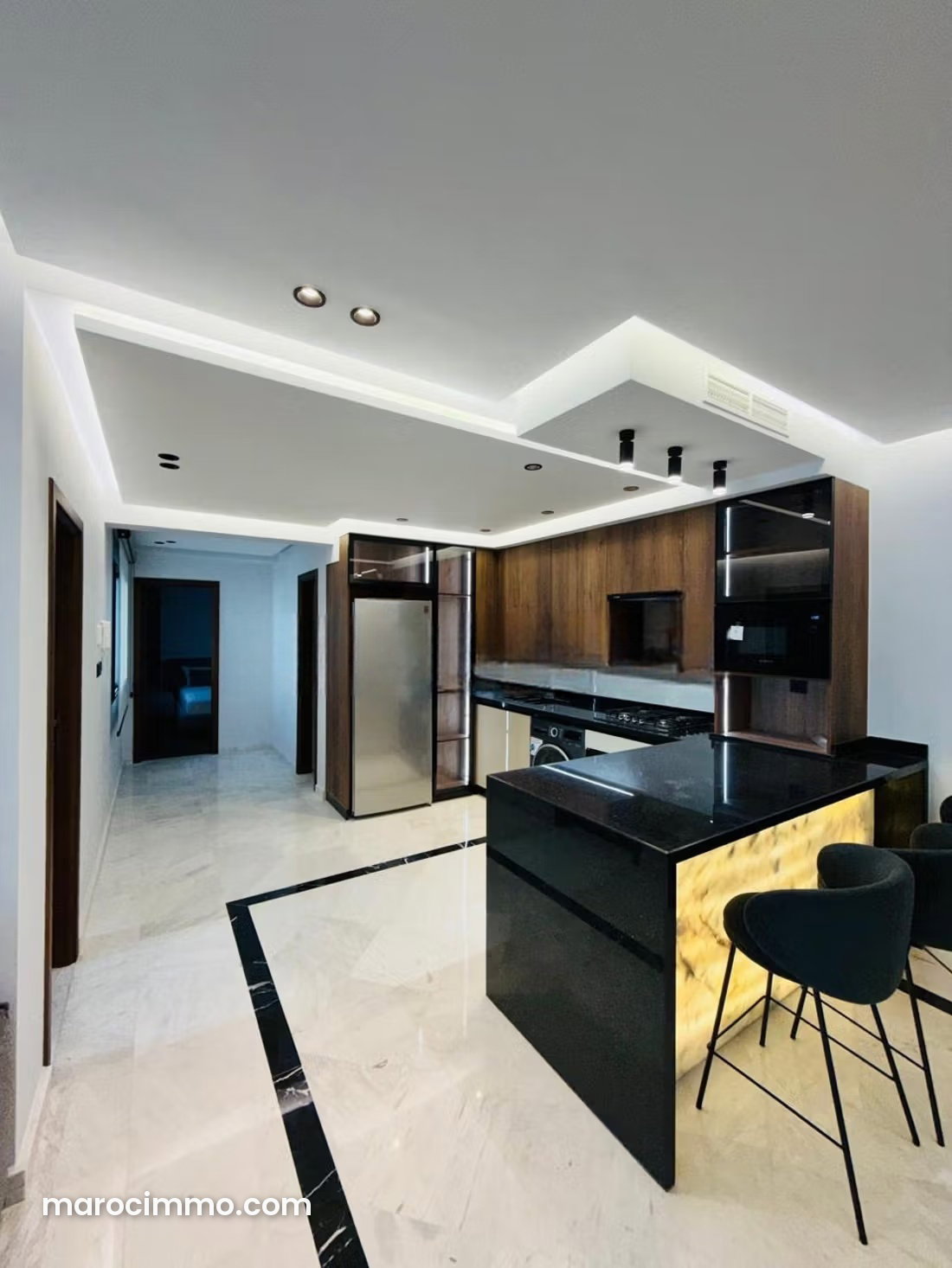 Furnished Apartment with Sea Views in Central Tangier — Tangier