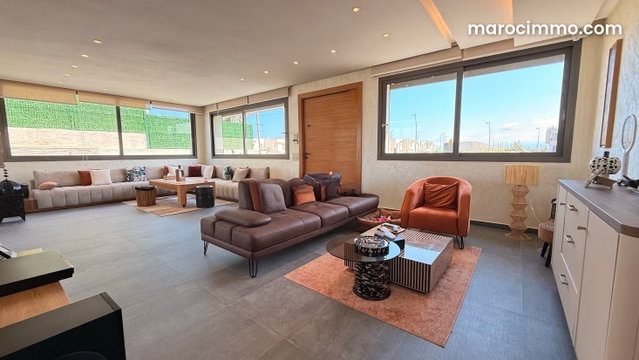 Villa de Prestige à Vendre à Dar Bouazza – Vue Mer et 2 Piscines — 5