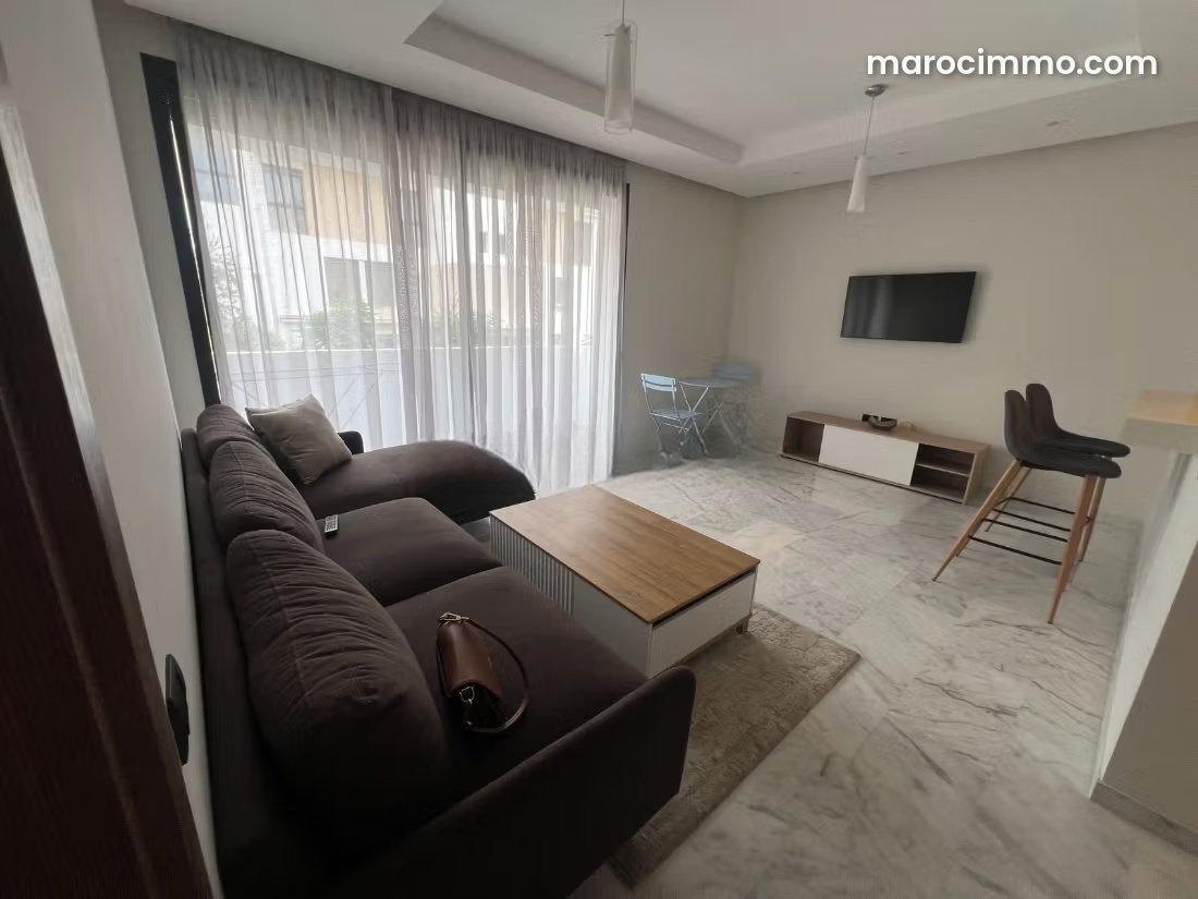 Appartement meublé avec terrasse à louer à Ville Verte Bouskoura — Bouskoura