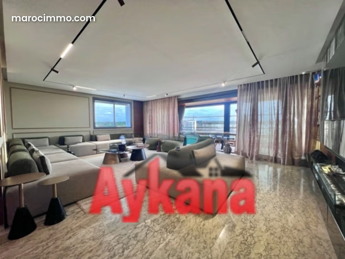 291 sqm Penthouse, Souissi, Rabat: Panoramic Views, 4 Bedrooms — Rabat