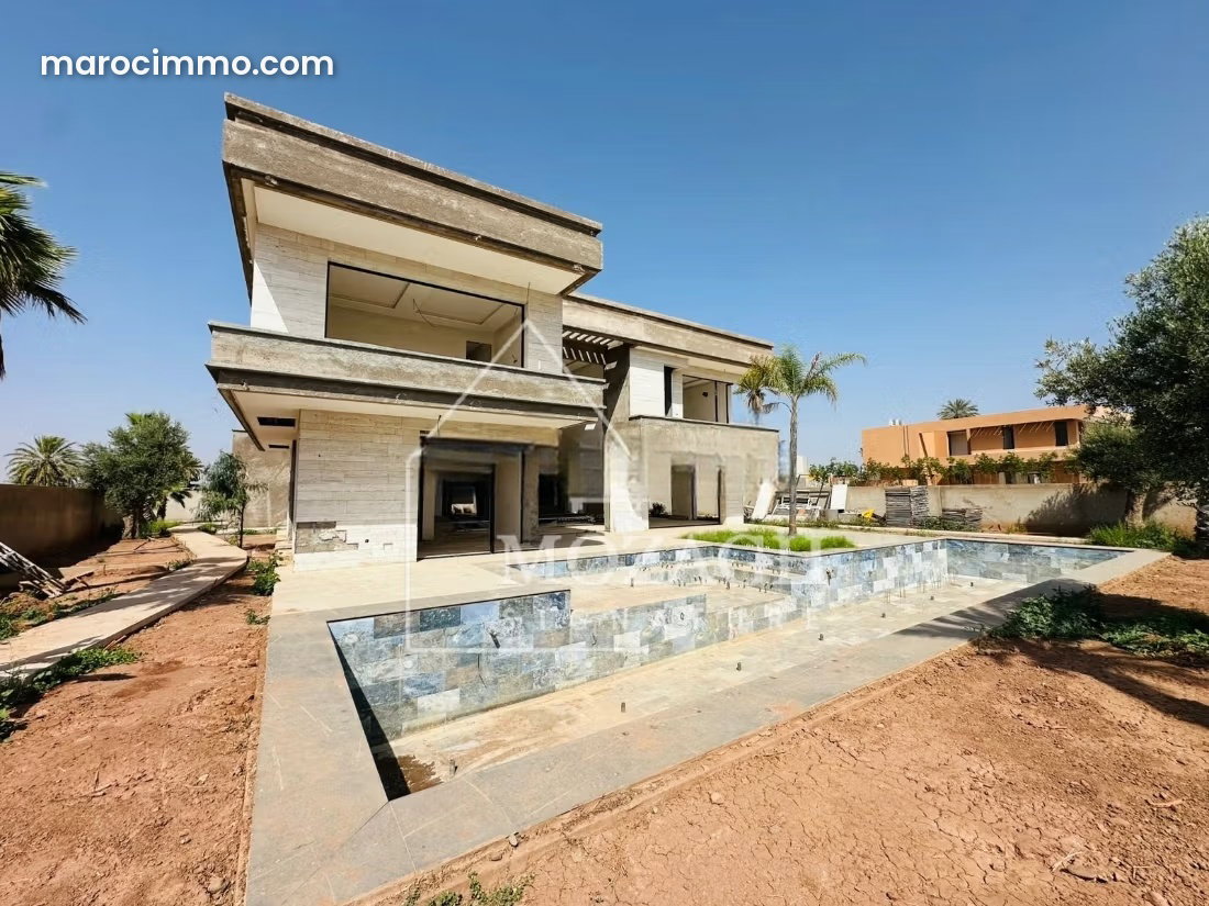 Villa de luxe à Amelkis, Marrakech, vue montagne — Marrakech