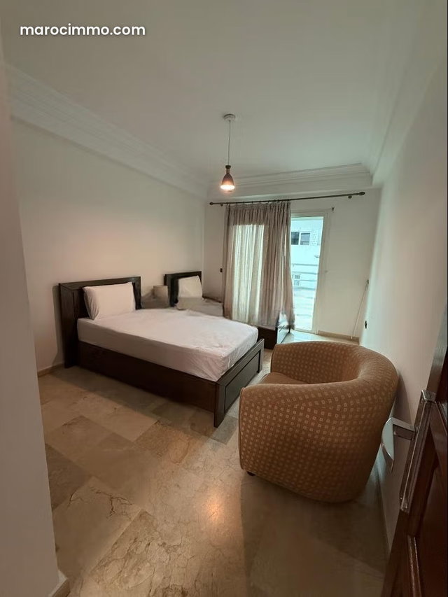 Appartement en location à Agdal. Surface de 130 m². Meublé — 4