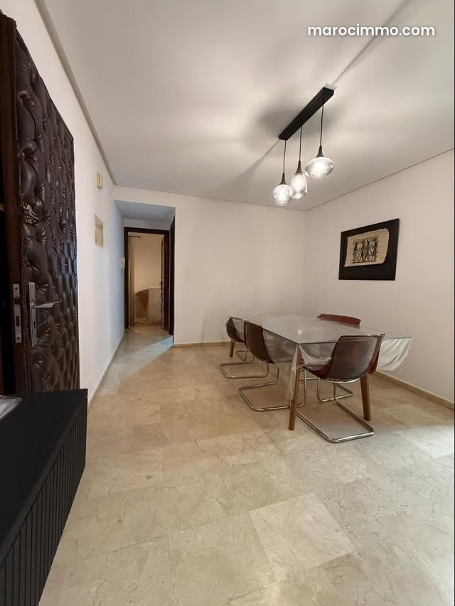 Appartement en location à Agdal. Surface de 130 m². Meublé — 2
