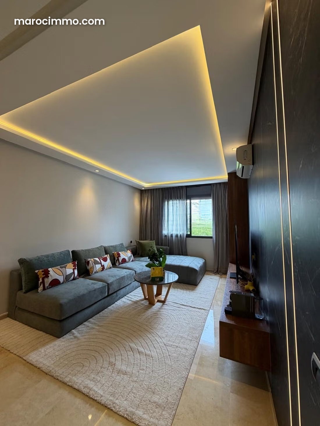Appartement meublé 90 m², 3 chambres, Riyad, Rabat — Rabat