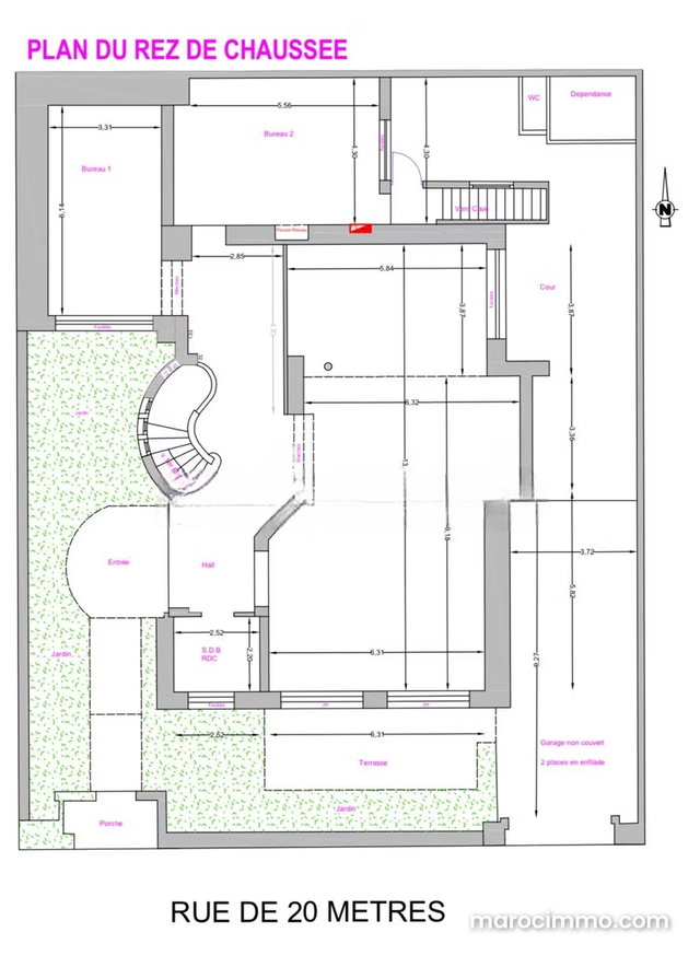 Villa commerciale à louer au cil — 4