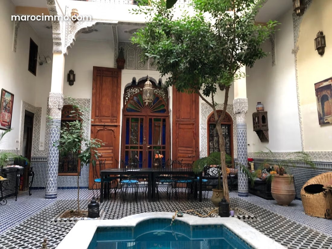 Riad 6 chambres avec piscine et vue montagne, Talaa, Fès — Fès