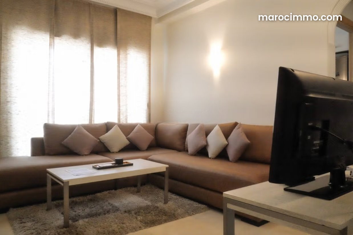 Furnished 48 m² Studio, Racine, Casablanca: Turnkey Comfort — Casablanca