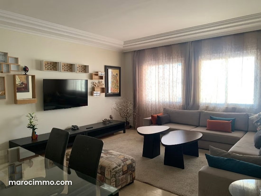 Appartement 3 pièces à louer à Racine Casablanca — Casablanca