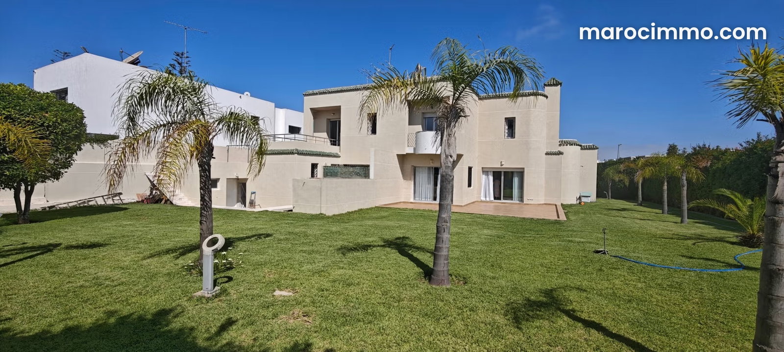 Villa meublée 1200 m², jardin et sécurité, Riyad, Rabat — Rabat