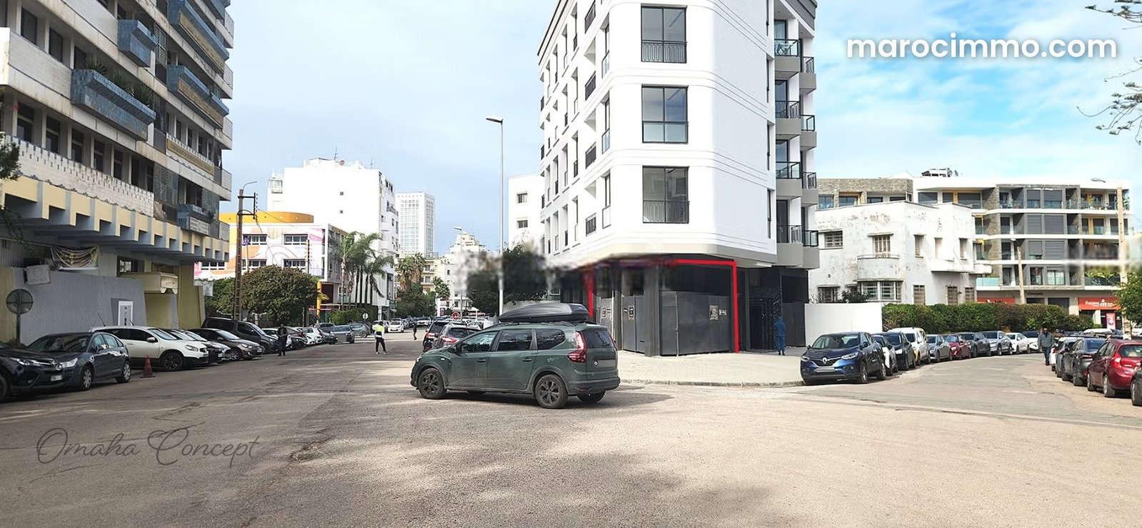 Local commercial 90 m² avec terrasse 80 m², Palmier, Casablanca — Casablanca