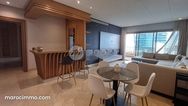 Appartement à louer 132 m², 2 chambres Casablanca Finance City Casablanca — الدار البيضاء