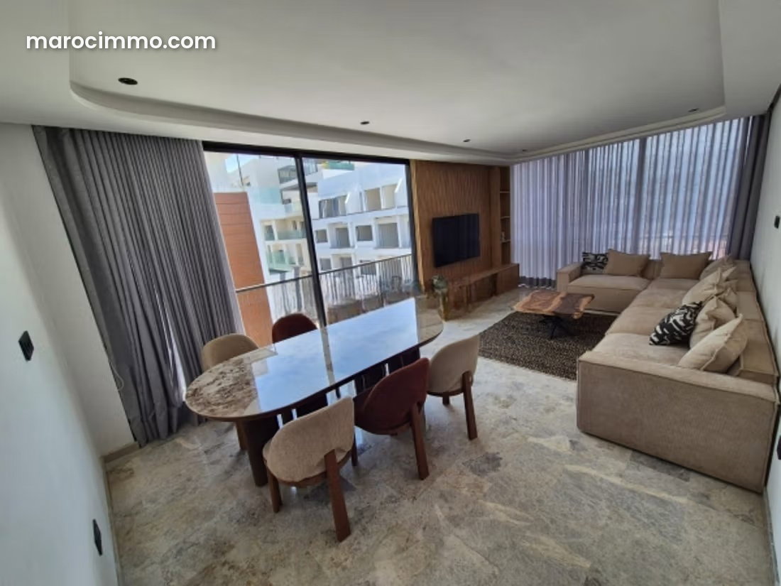 156 sqm Furnished Apartment, 3 Bedrooms, Ferme Bretone, Casablanca — Casablanca