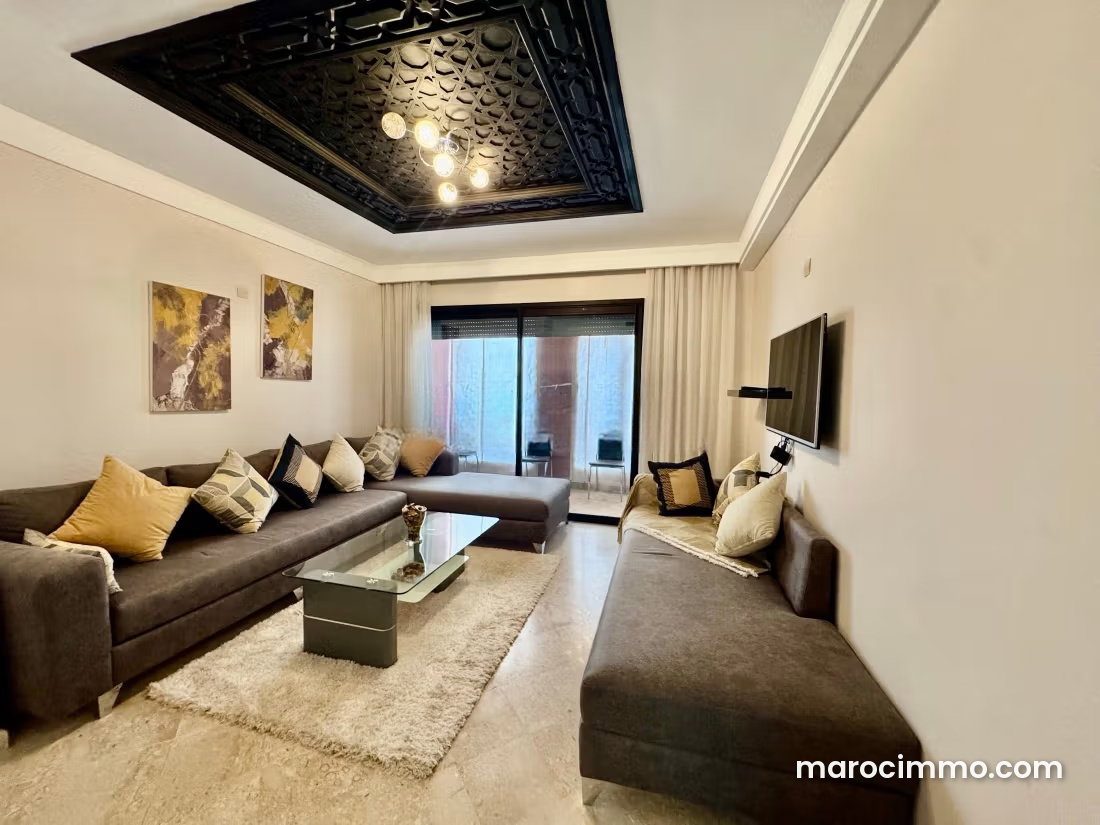 Furnished apartment with terrace and swimming pool in Marrakech — Marrakesh