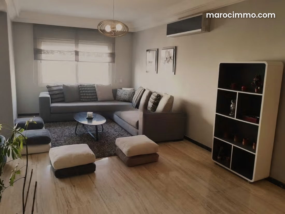 100 m² Furnished Apartment, Casablanca Finance City, 2 Bedrooms — Casablanca