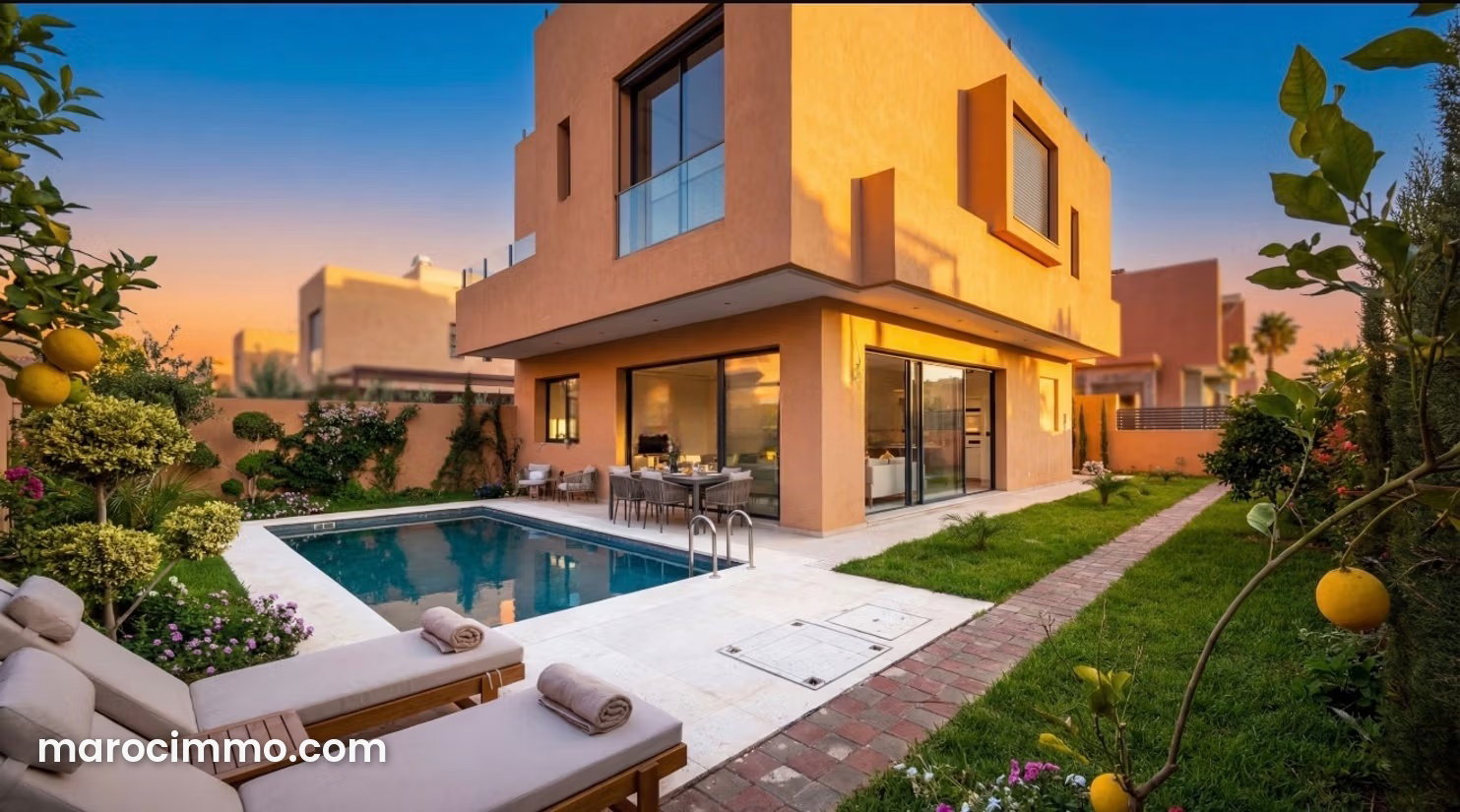 270 m² Villa with Swimming Pool, Route de Tahanaoute, Marrakech — Marrakesh