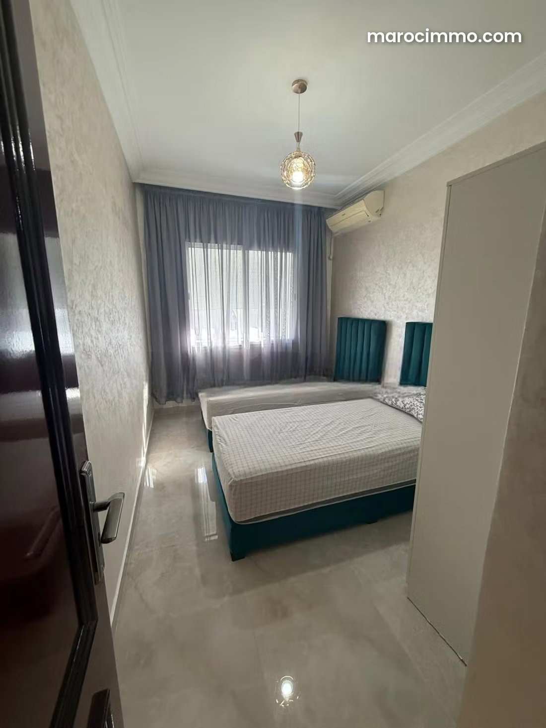 Furnished 110 sqm apartment with terrace in Belvédère, Casablanca — Casablanca