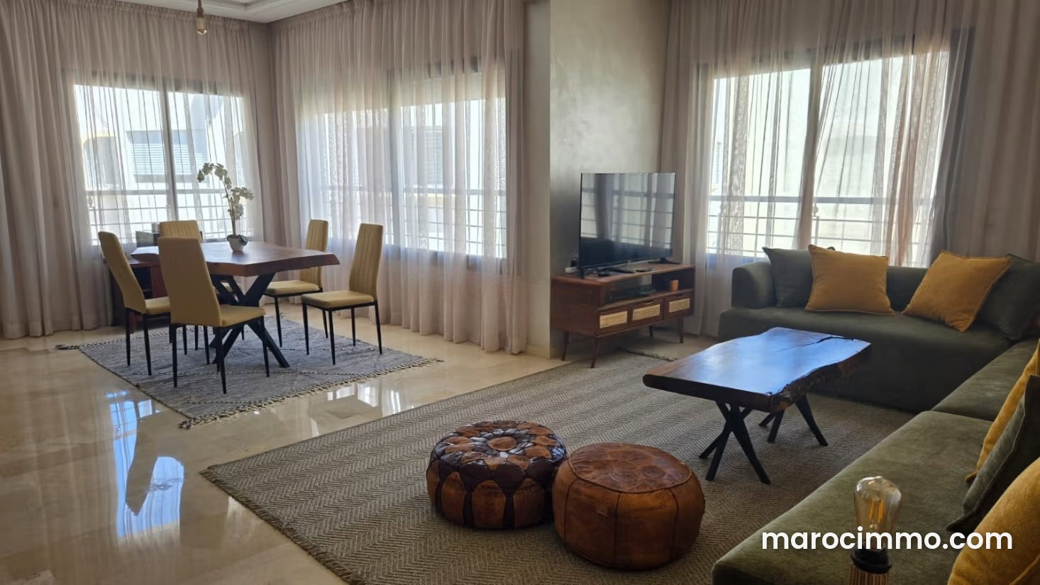 Appartement meublé au Triangle d'Or, Casablanca — Casablanca