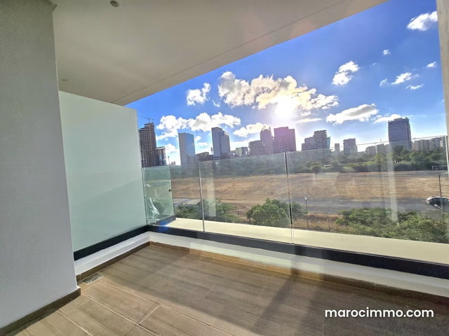 Location d'un appartement à Casablanca Finance City. 2 chambres. Porte blindée et chauffage central — 4