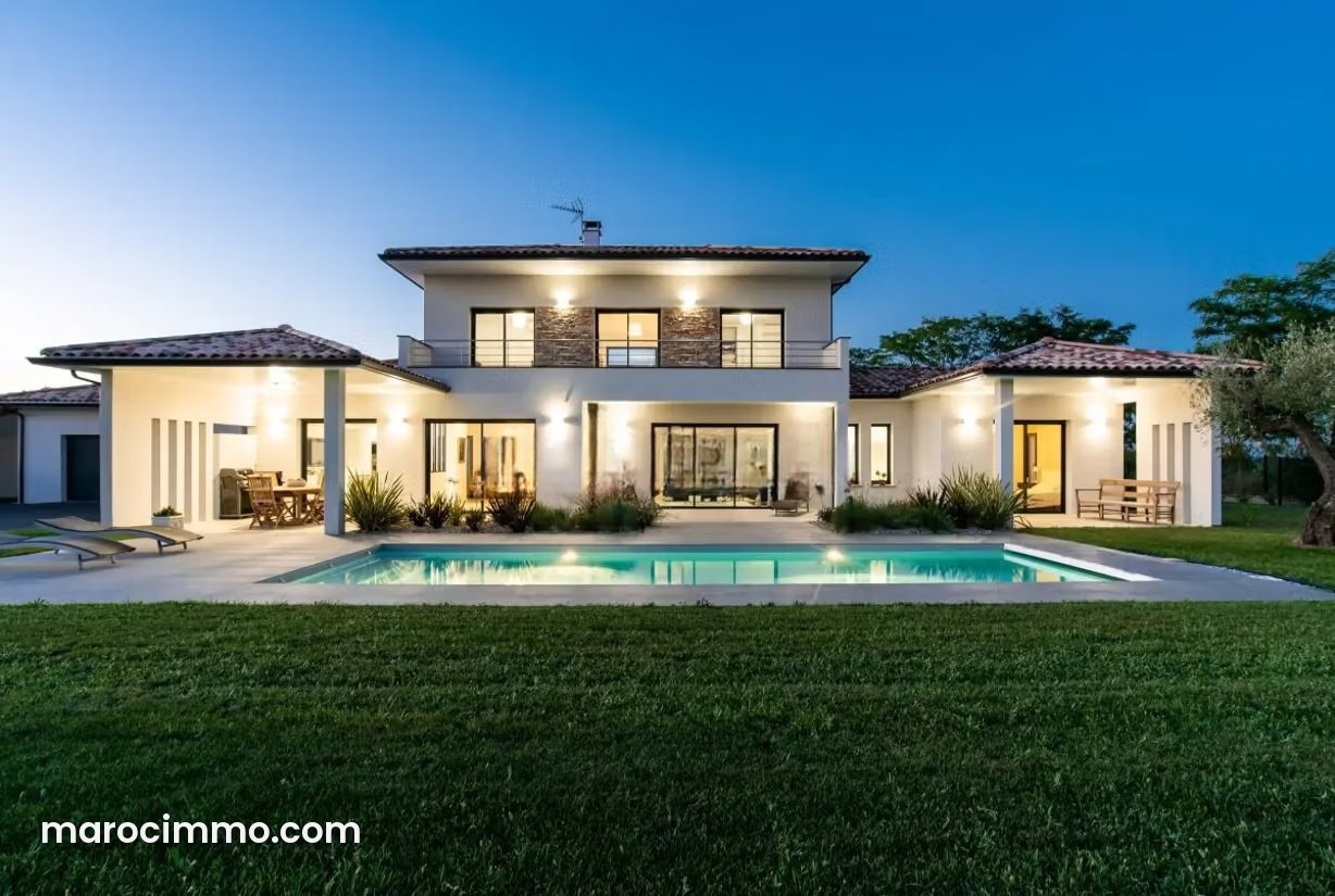 1,800 m² Villa on a 1,800 m² Plot in Anfa, Casablanca, with Exceptional Potential — Casablanca